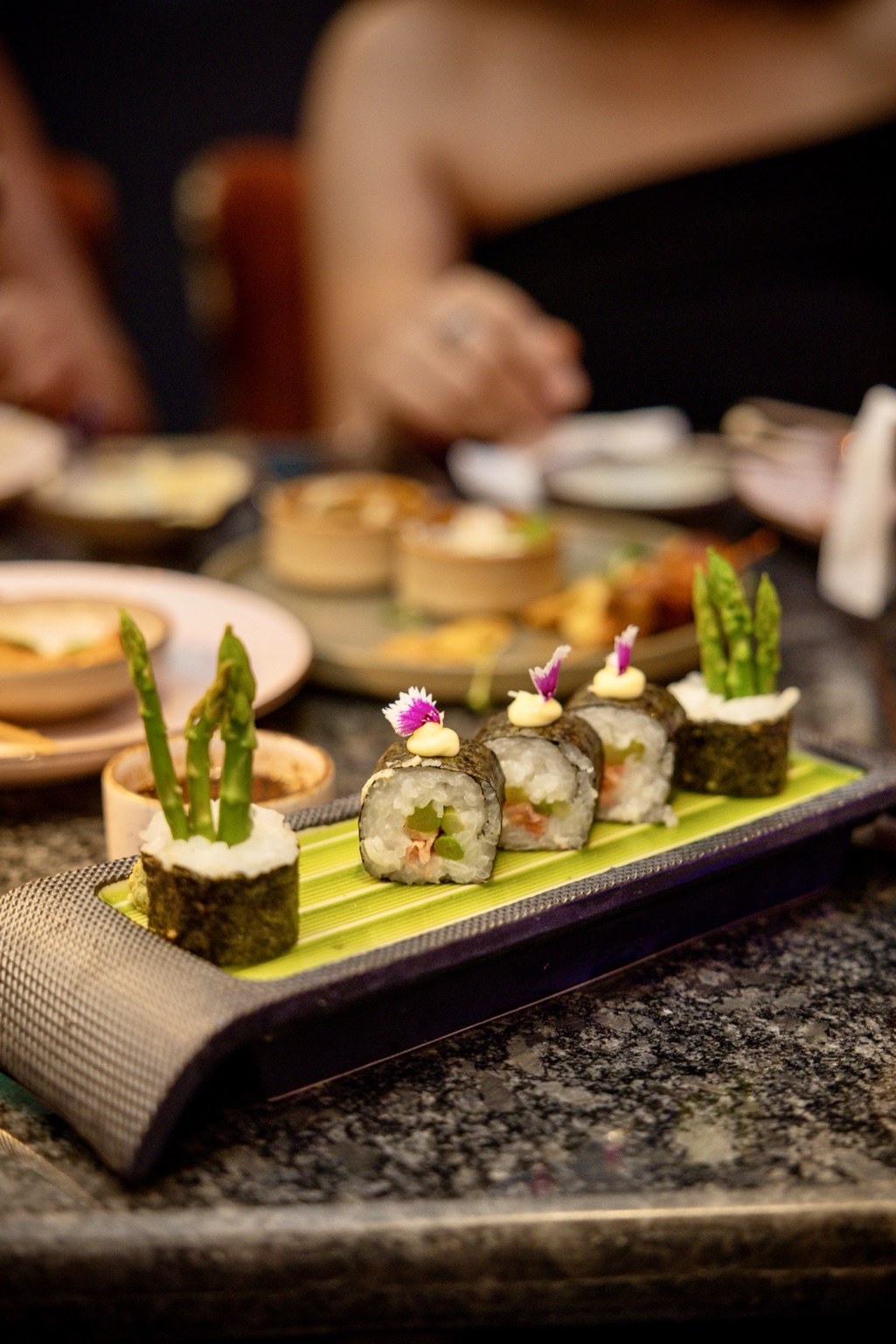 Sushi selection served at Orae Skybar | Kitchen